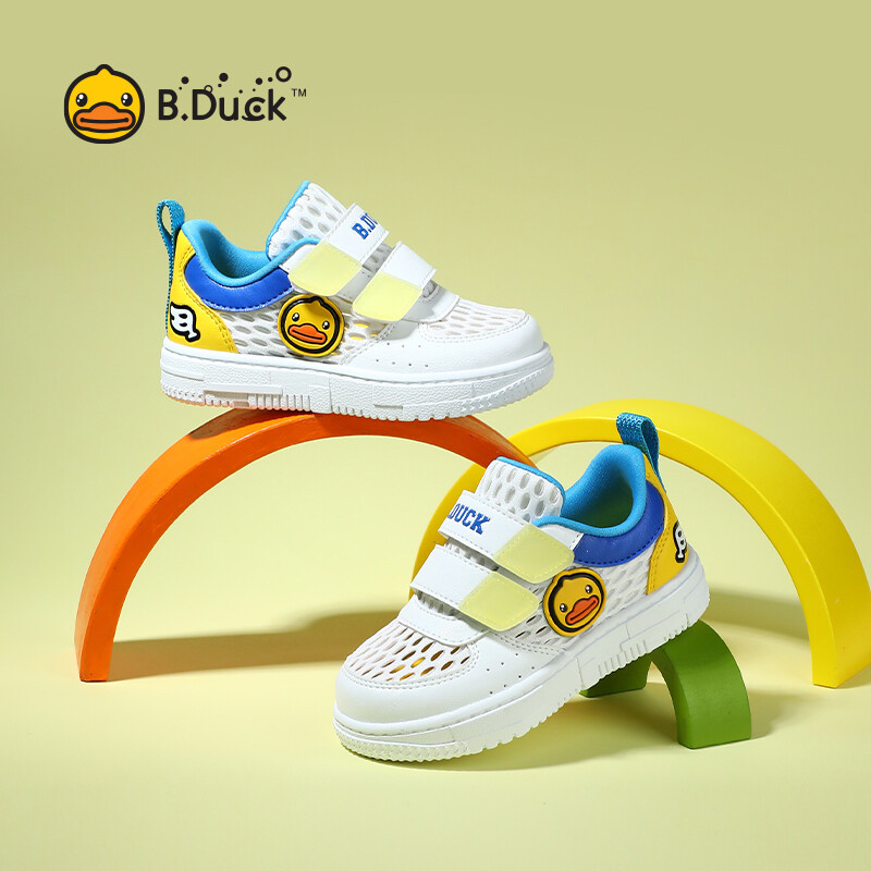 B.DUCK Sneakers Comfortable and Breathable Boys' Sneakers Anti-collision and Wide Toe Sneakers For Boys and Girls Suitable for Summer