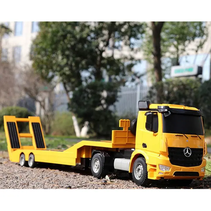 rc mercedes benz arocs flatbed trailer