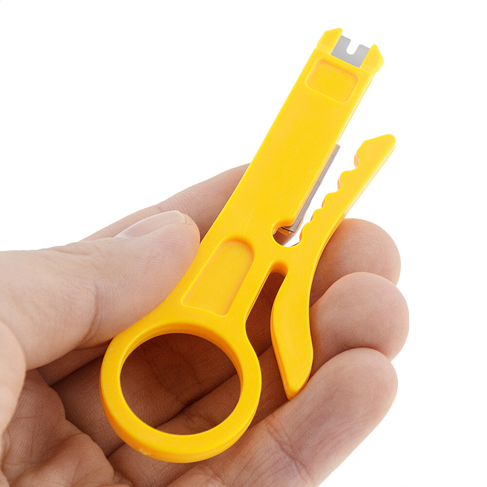 Portable Wire Stripper Crimper Pliers Crimping Tool Cable Stripping Wire Cutter Cut Line Tool Cable Stripping Wire Cutter