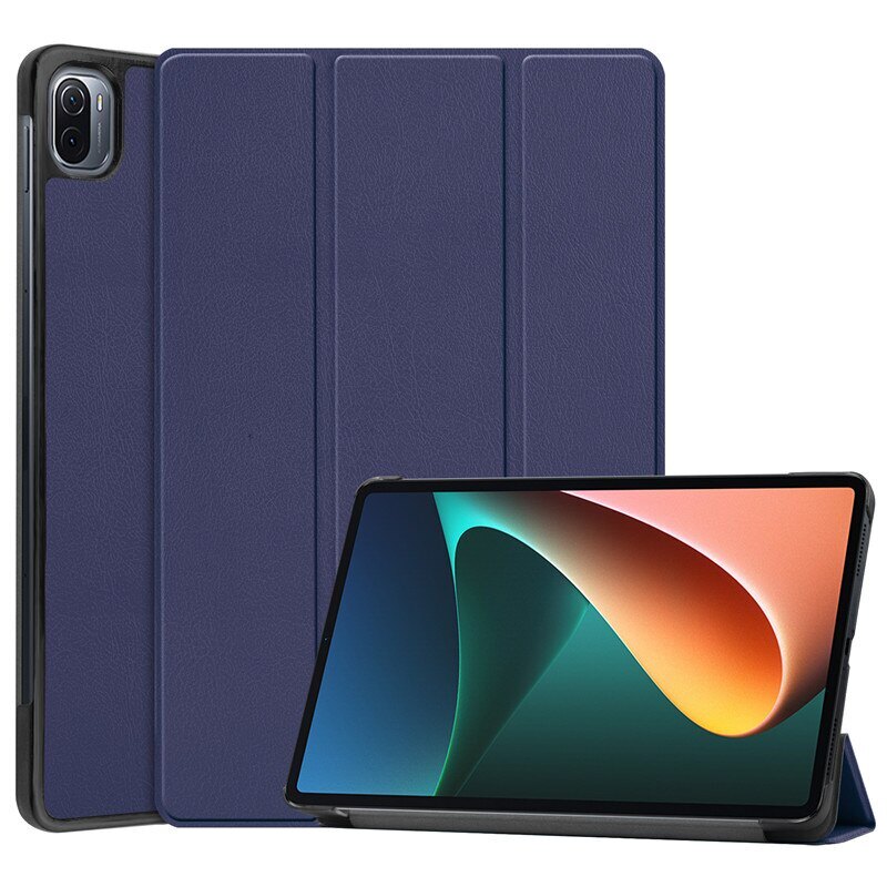 Tablet Cover For Xiaomi Mi Pad 5 Pro Case Tri-Fold Smart Painted Leather Cover