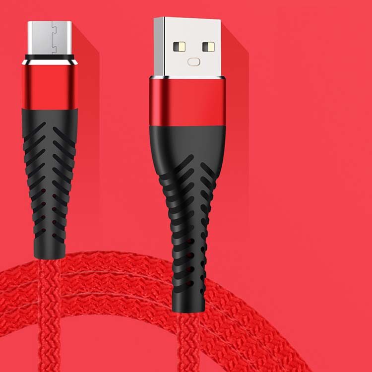 【100CM】Rtuyery 2.4A Fast High Charging Sync Charger Android Cable Micro Usb / Type C / Lightning IOS Nylon Braided USB Fast Charging Cable Usb Cable