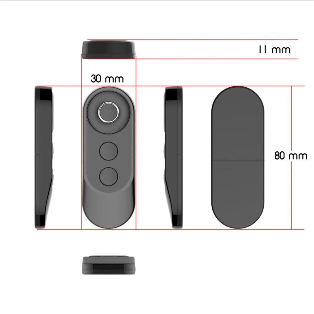 Zeallion Mini Bức Ảnh, Nút Nhả Chụp Ảnh Tự Sướng Bluetooth Bộ Điều Khiển Máy Ảnh Cho Ảnh Tự Sướng Ảnh Điều Khiển, Từ Xa
