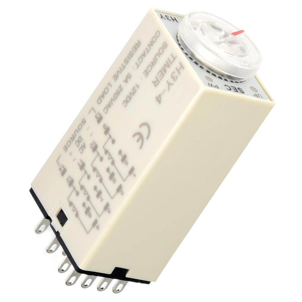 H3Y-4 Time Relay Pointer Control Power on Delay Timer 14-Pin 12VDC