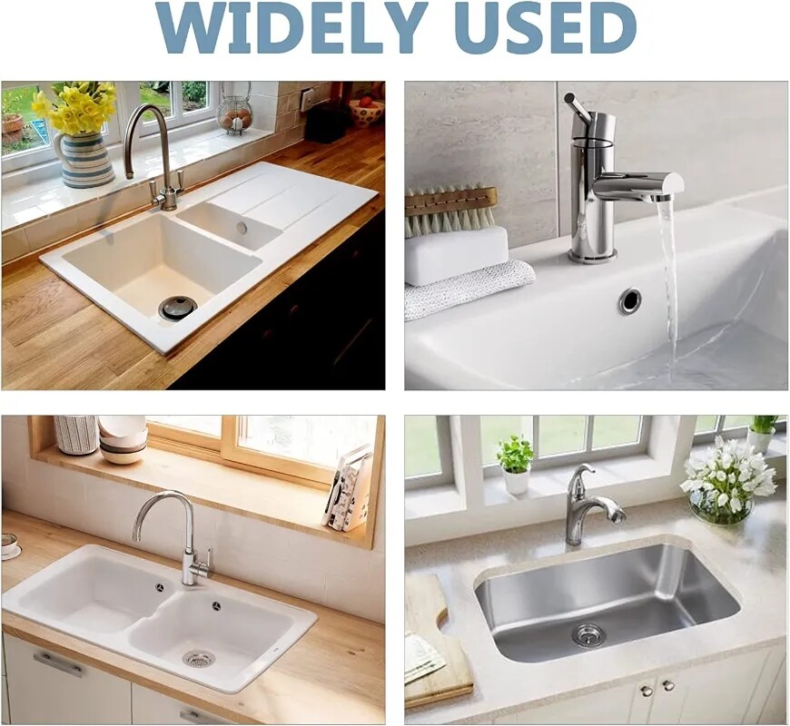 Yespery phòng tắm nhà bếp chèn bồn rửa bồn rửa tràn Vòng hộ gia đình tràn lỗ trang trí O-Nhẫn chèn nắp tròn thay thế