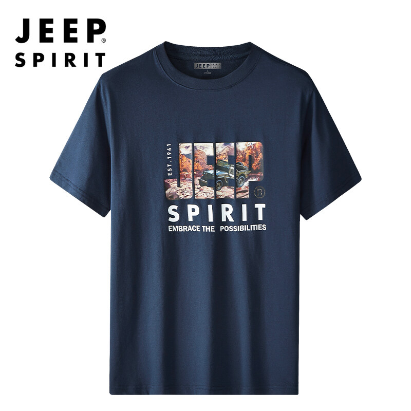 ★JEEP★ DUSTY Free Spirit Short Sleeve T-shirt JQ5TSU107WH JEEP SPIRIT | Lucky Brand