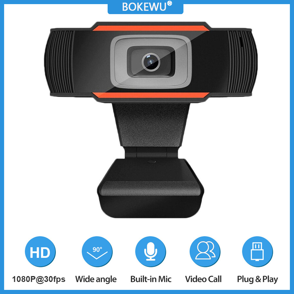 BOKEWU Webcam Máy Quay Web USB Full HD 1080P Webcam Gọi Video Có Micrô Cho