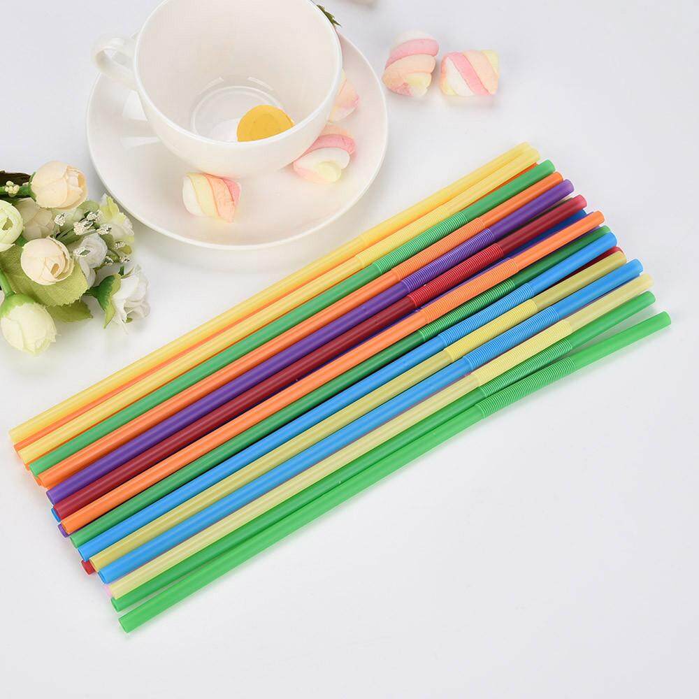 Teachen 100 Cái Nhiều Màu Sắc Riêng Biệt Được Đóng Gói Trà Sữa Bình Tập Uống Có Ống Hút Tiệc Cưới By Teachen