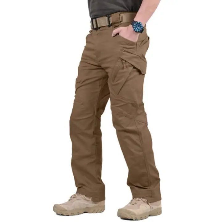 cotton cargo work pants