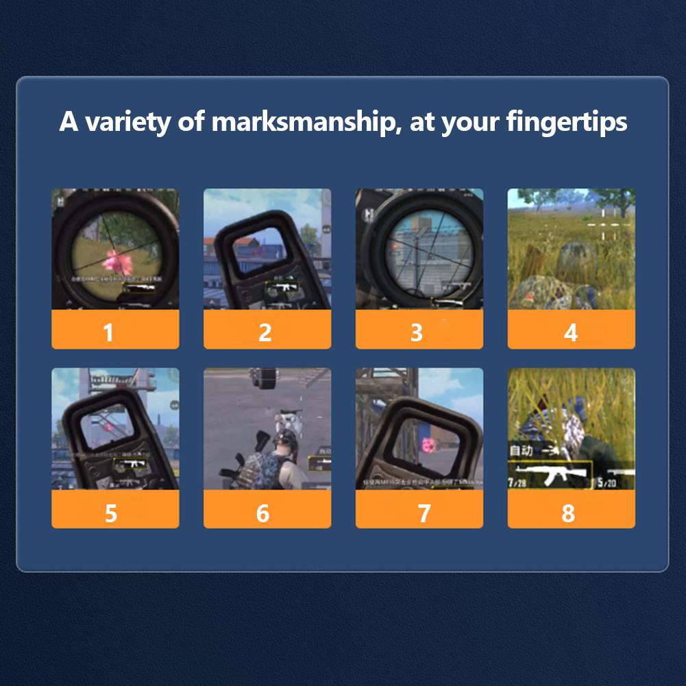 1 Pair 6 Finger Game Controller Gaming Aim Shooting Triggers Button for PUBG