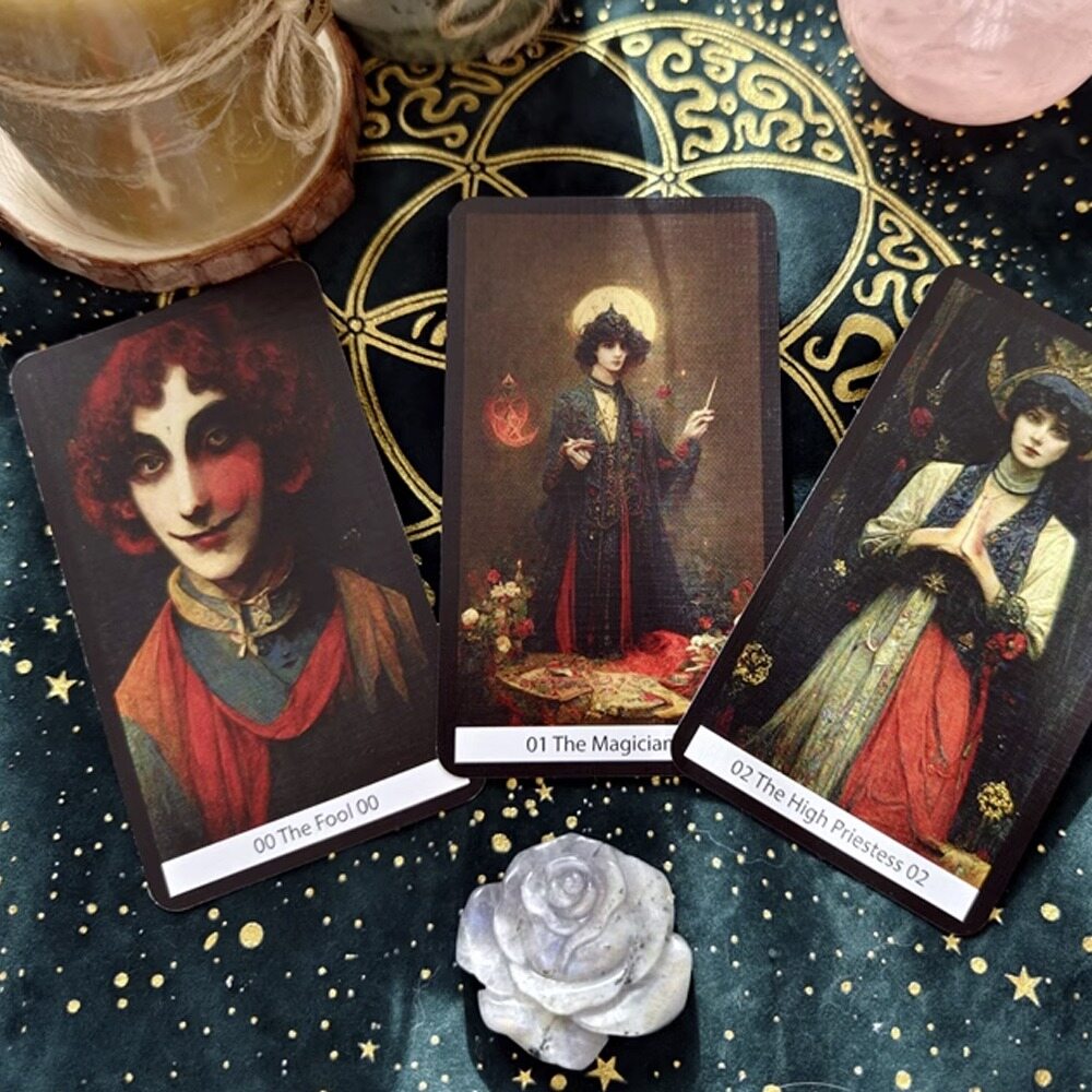 78 Pcs Soulless Tarot Dark Intuition Cards 12*7cm