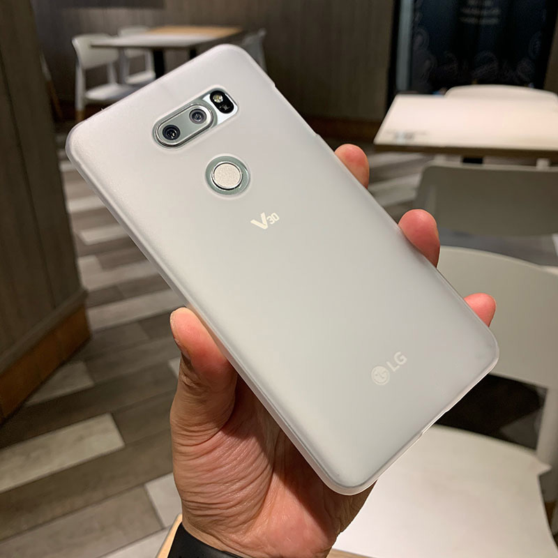 Ốp Cho LG V20 V30 V40 V50 ThinQ Vỏ Điện Thoại Nhựa PC Cứng Mờ, Ốp Lưng Màu Kẹo
