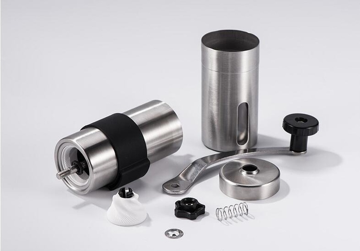 Portable Manual Coffee Machine Grinder Adjustable Ceramic Burr Mill Hand Crank Household Crusher Coffee Bean Tools WF1013