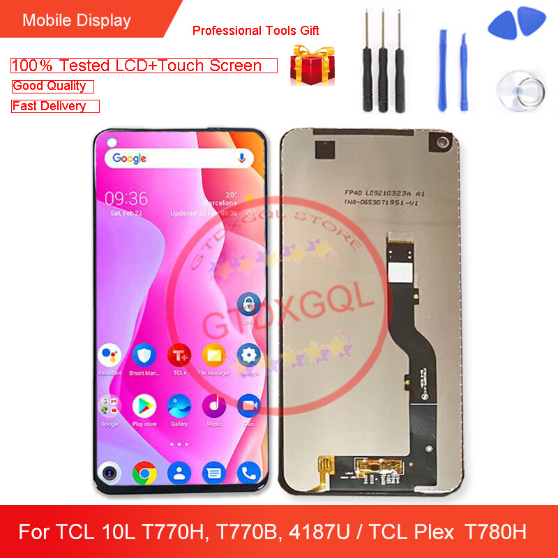100% Test 6.53 inches New For TCL 10L T770H, T770B, 4187U / TCL Plex ...