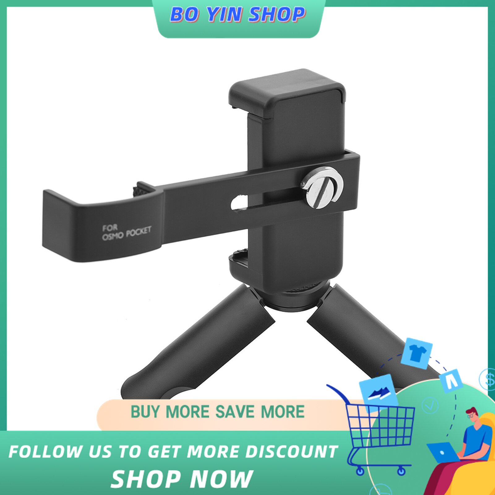 Giá Đỡ Điện Thoại BO YIN Giá Đỡ Ba Chân Bộ Giá Đỡ Máy Ảnh Phụ Kiện Mở Rộng Thay Thế, Dành Cho DJI Osmo Pocket/ Pocket 2 Để Phát Trực Tuyến Video Trực Tuyến