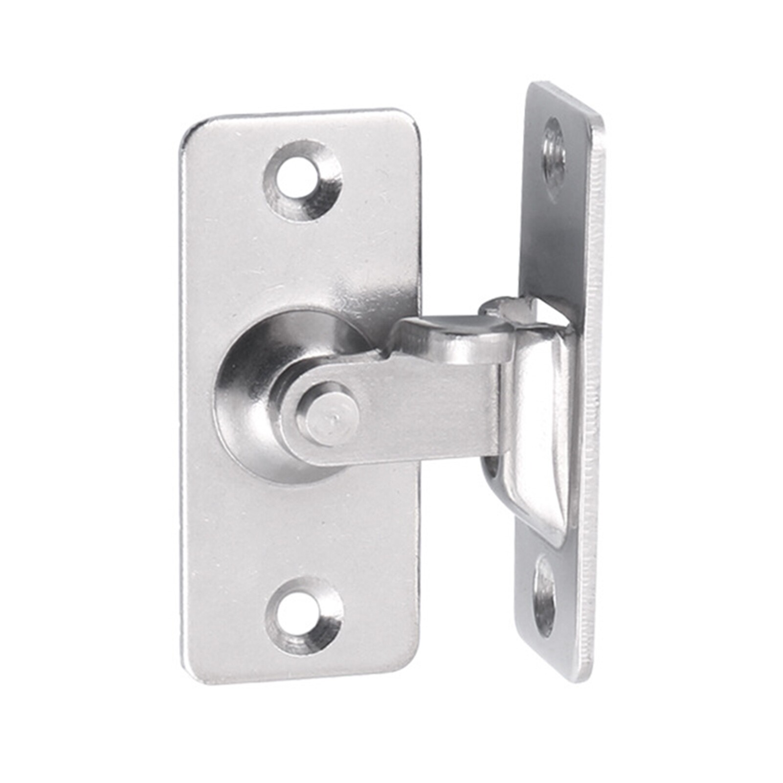 Door Latch Sturdy Construction Rust-proof Stainless Steel 90 Degree Door Locking Latch Hardware Accessories for Home