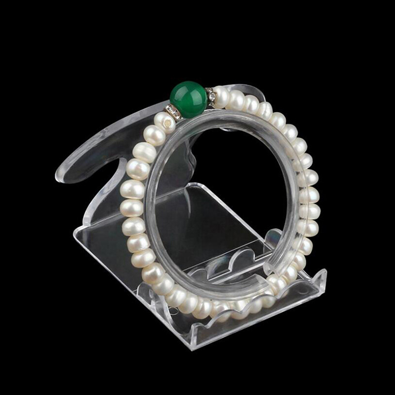 Maurcey Transparent Acrylic Bracelet Display Rack Bangle Organizer Storage Holder Stand