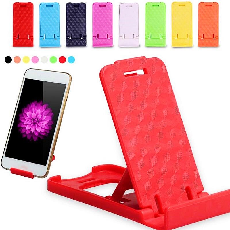Phone Holder Desktop Stand Grip Live Stream Dock For IPhone Samsung Xiaomi Huawei Ajustable Foldable Phone Table Holder Dock Accessories