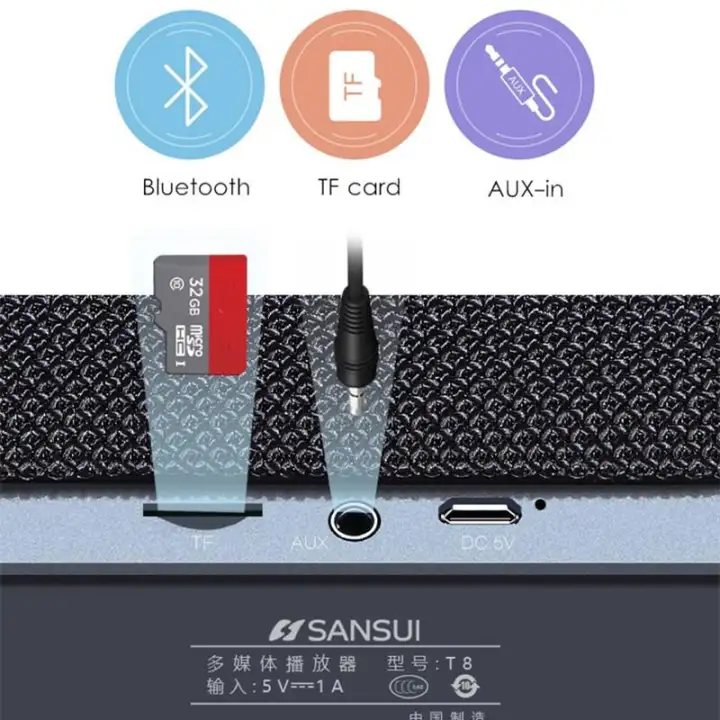 sansui t8 bluetooth speaker