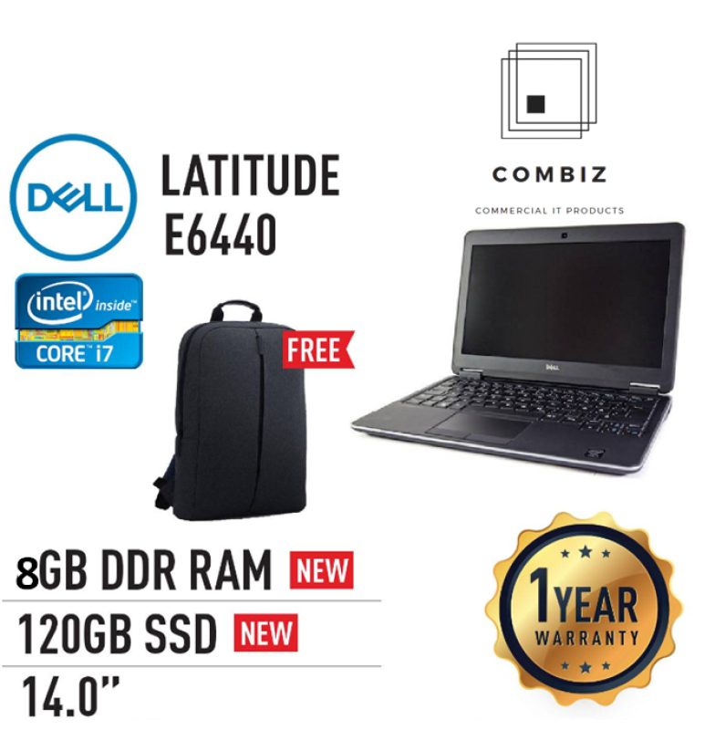Dell Latitude E6440 - 14 / Core I5 / I7-4th Laptop (Refurbished) Malaysia