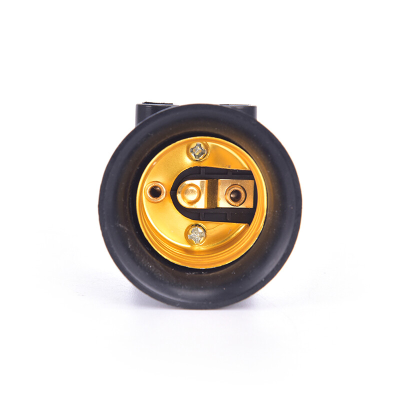 [TM Store]💖[HOT SALE]🎈🎈 PBT Fireproof E27 Bulb Adapter Lamp Holder Base Socket Conversion with EU Plug