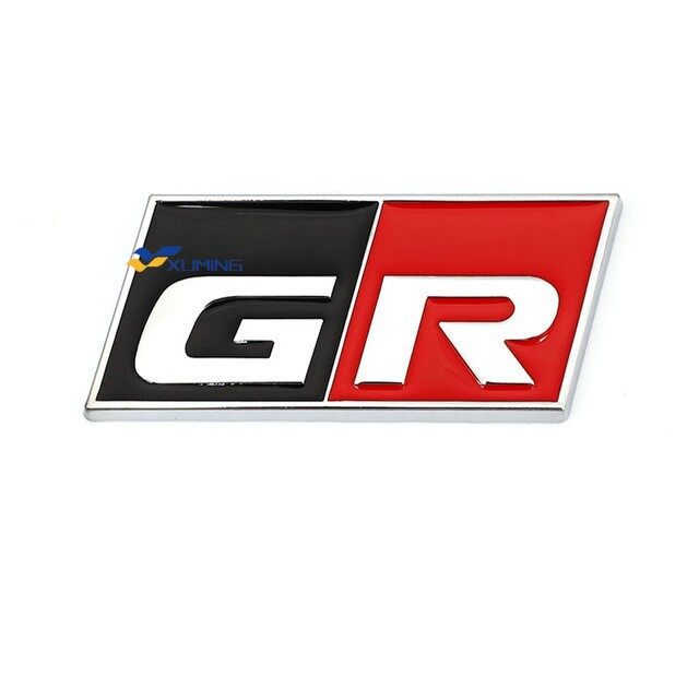 Tem Dán Xe Ô Tô Decal Logo Thể Thao GR Tem Dán Logo GR