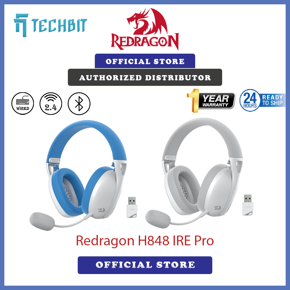 Redragon H848 IRE Pro Wireless Gaming Headset USB Bluetooth Lightweight
