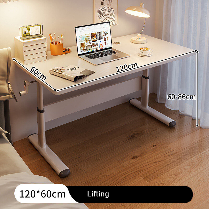 Computer desktop desk manual lifting home desk study desk lifting writing desk office desk