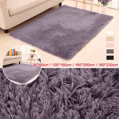 40x60x1.5cm Plush Rugs Floor Mat Fluffy Rugs Faux Wool Plush Fur Rug Carpet Mat Home