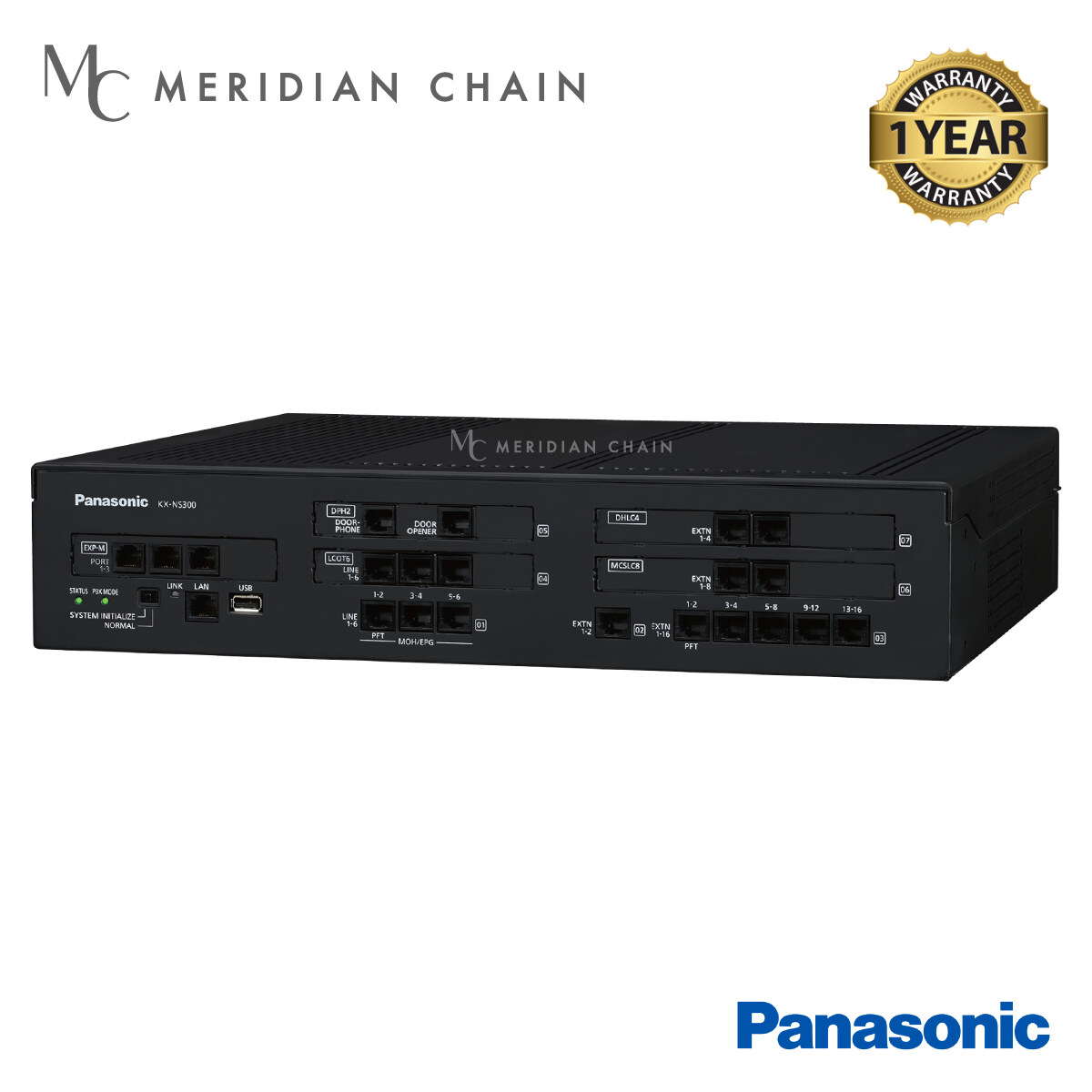 Panasonic KXNS300ML Smart IP PABX Keyphone System (Main Unit Only