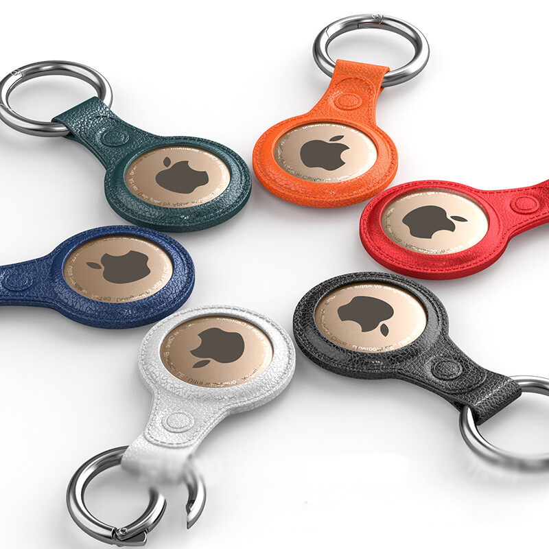 Apple Airtag Airtags Case Airtags Accessories Airtag Loop Cover Liquid Silicone Protective Case Sleeve Phone Finder Case Anti-Lost Stainless Steel With Carabiner Keychain Airtag Protector Bluetooth Wireless Location Tracker Protector 6 Colors
