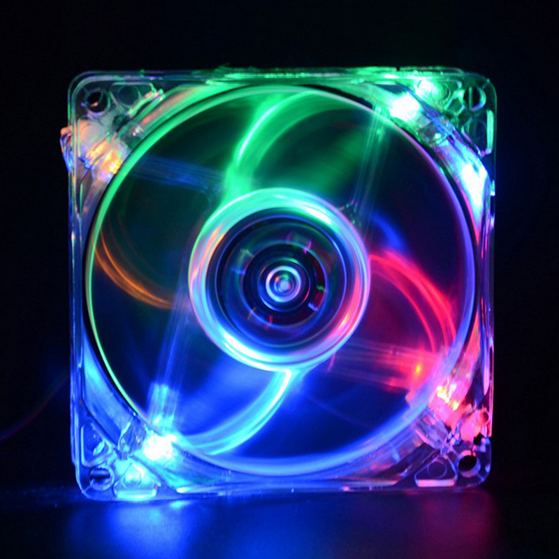 Four Colour Led Legend 8025 GDT Green Red Bule Four color LED PC Computer Case ...