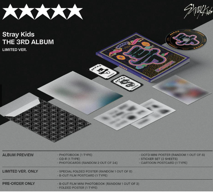 Album thứ 3 của Stray Kids★★★★★(5 Sao) [giới hạn ver.]