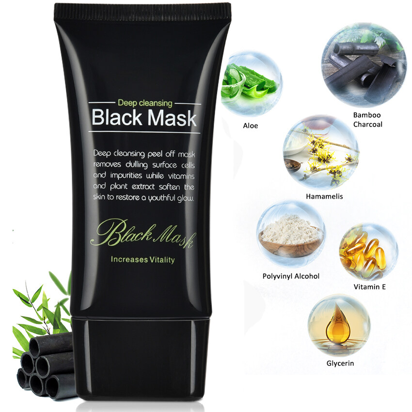 Blackhead Mask Peel off Bamboo Charcoal Purifying Masks Shrink Pores