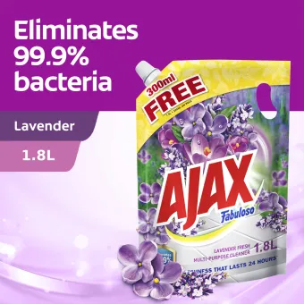 Ajax Fabuloso Lavender Multi Purpose Cleaner 1 8l Refill Lazada