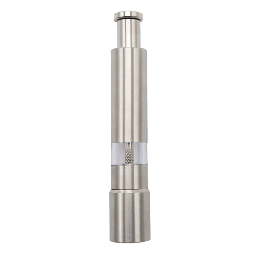 Salt And Pepper Grinder Push Button Pepper Grinder Single Hand Mini Salt And Pepper Grinder Set Or Single Manual Spice Grinder