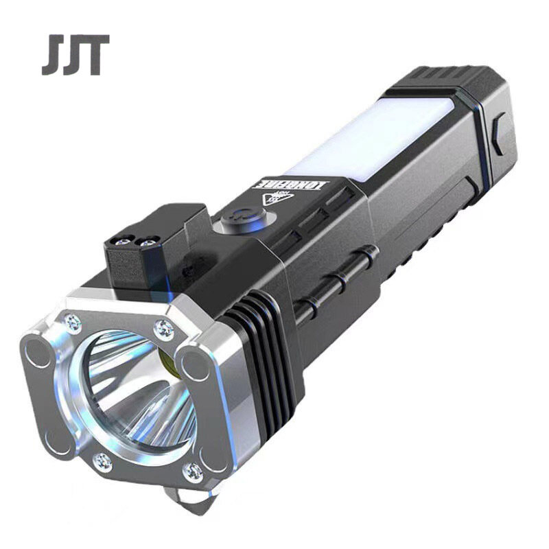 JJT [Miễn Phí Vận Chuyển]đèn pin công suất cao đèn pin siêu sáng đèn pin đa năng đèn pin công suất cao đèn pin usb đèn pin cầm tay