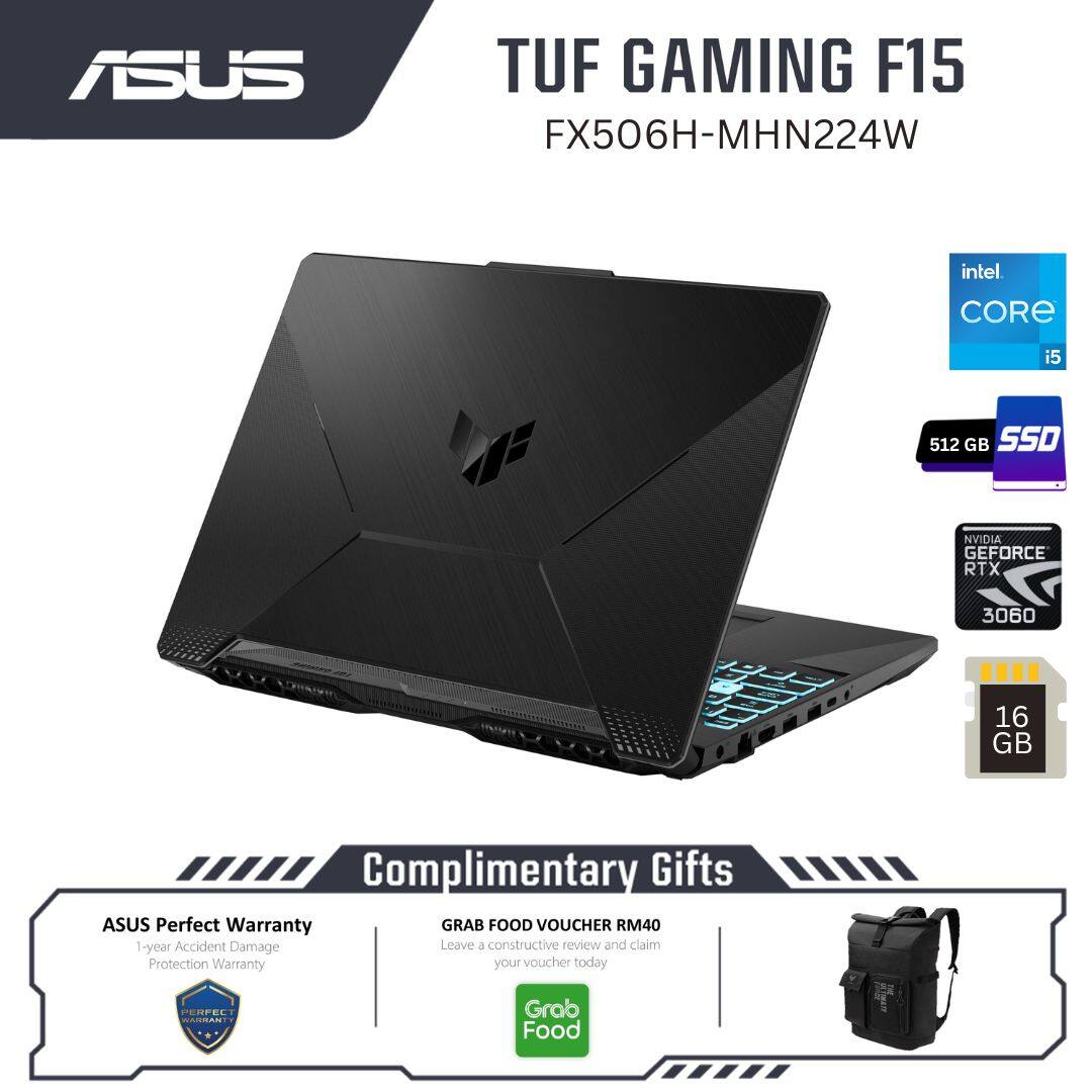 ASUS TUF GAMING F15 (FX506HM) i5-11400H/8G/512GB/15.6" FHD 144Hz ...