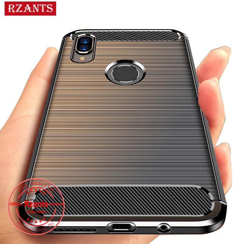 Giá Rzants Dành Cho ASUS Zenfone Max Pro M2 Vỏ Carbon Sơn Phủ Không Trơn Trượt Bề Mặt Mờ Mỏng ngắn gọn phong cách Ngón Tay Điện Thoại bao Da ốp lưng