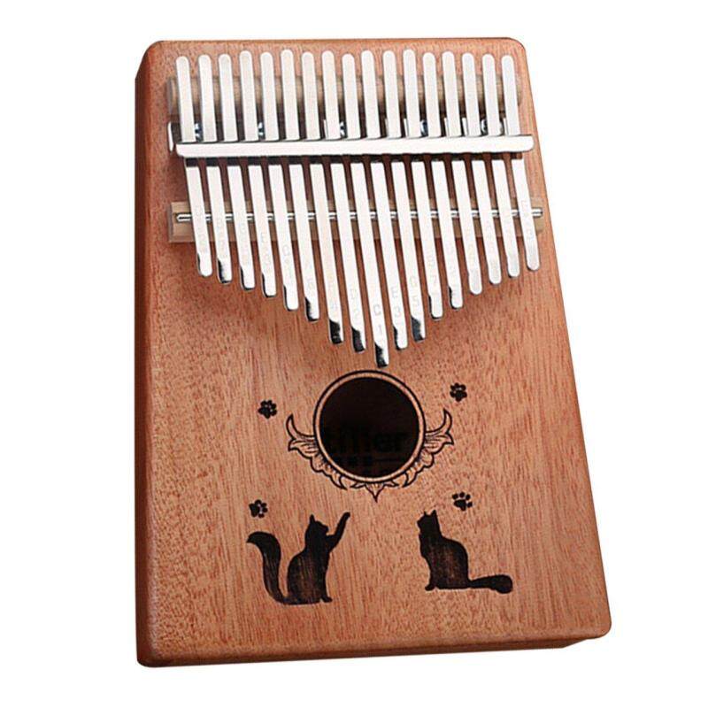 Tốt Tốt Shop 17 Phím Ngón Tay Cái Đàn Piano C Trẻ Em Chiếu Sáng Kalimba 10 Nút Châu Phi Bỏ Túi