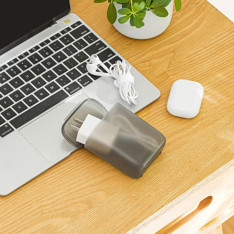 【YIDEA HONGKONG】Headphone Cable Data Cable Storage Box/Mini Gadget Storage Basket for Traveling/Desktop Organizer Container