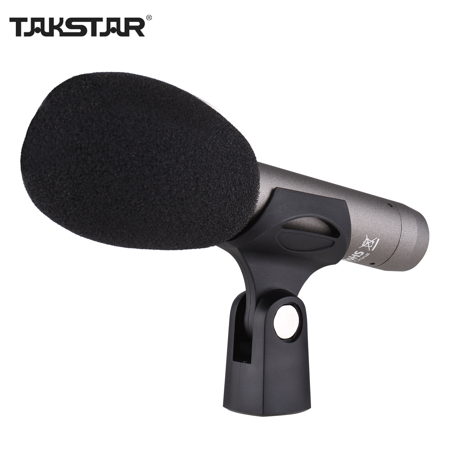 TAKSTAR CM-60 Professional Condenser Microphone XLR CardioidMic 48V Phantom Power Supply for Studio Recording Broadcasting Stage Performance Instrument Playing Recording