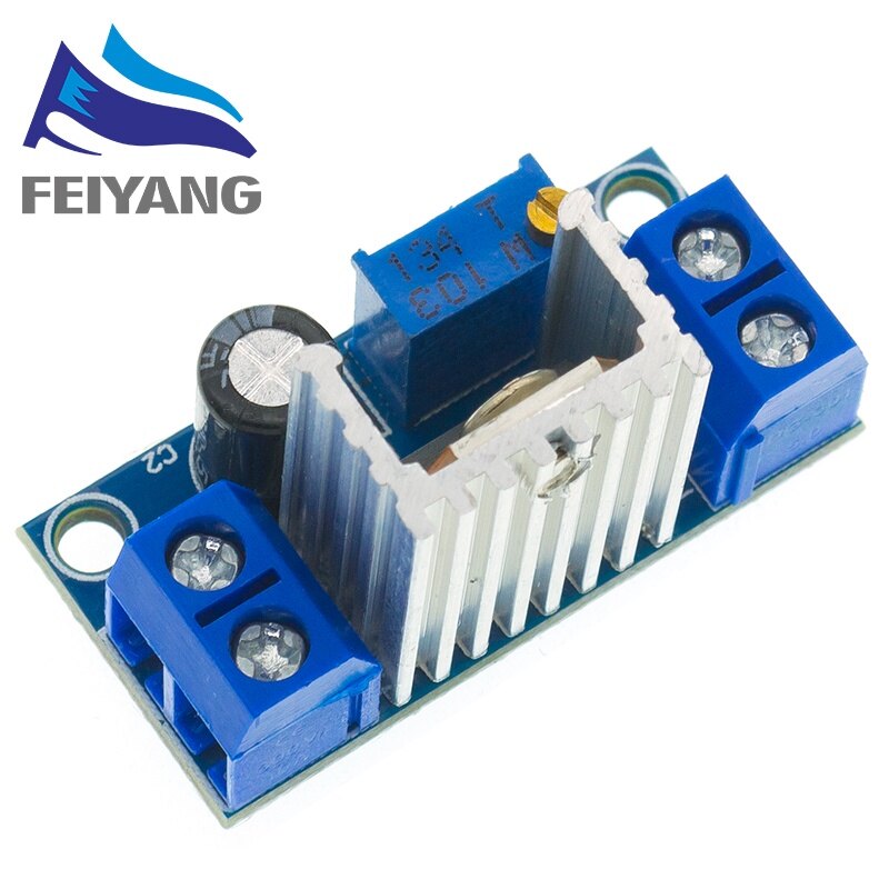 LM317 Adjustable Voltage Regulator Power Supply LM317 DC-DC Converter Buck Step Down Circuit Board Module Linear Regulator