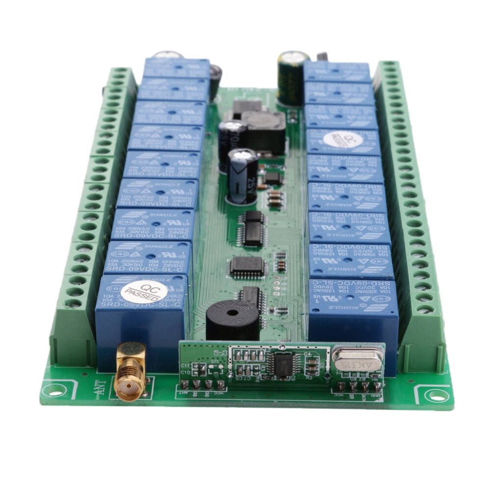 Baoblaze DC 12V-24V 18 Channel Wireless Remote Control Switch Receiver Transmitter