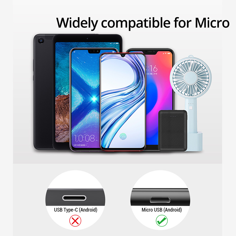 PZOZ Cáp Micro Usb Cáp Micro Usb Sạc Nhanh 90 Độ Cáp Micro Usb Cho Samsung Xiaomi Redmi Cáp Máy Tính Bảng Usb Micro Oppo A53