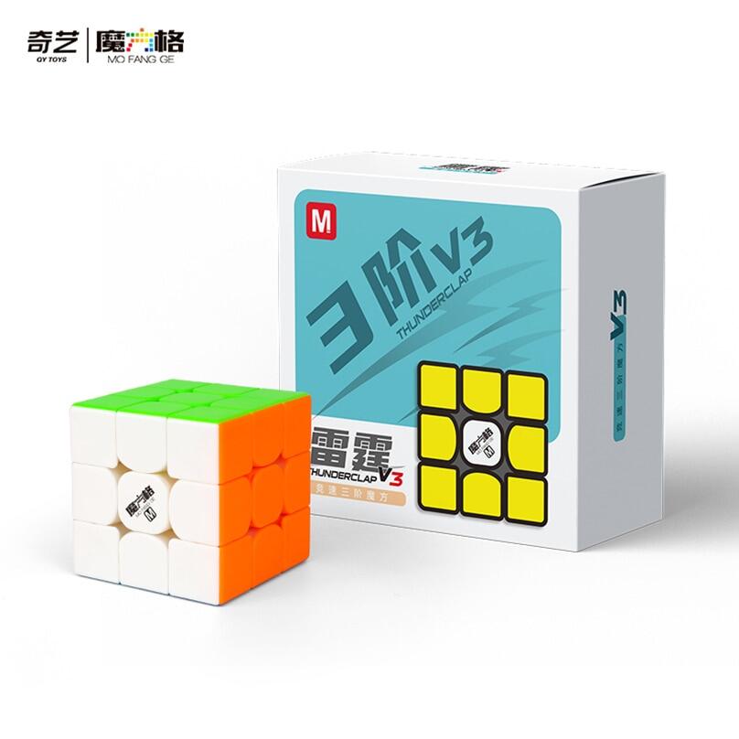 Qiyi Thunderclap V3 M 3X 3 Khối Rubic Tốc Độ Ma Thuật Không Nhãn Dán Chuyên Nghiệp Đồ Chơi Giải...
