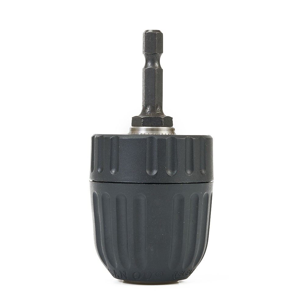 Keyless Drill Bit Chuck Quick Change Hex Shank Driver For Impact Wrench Socket Adaptor Converter