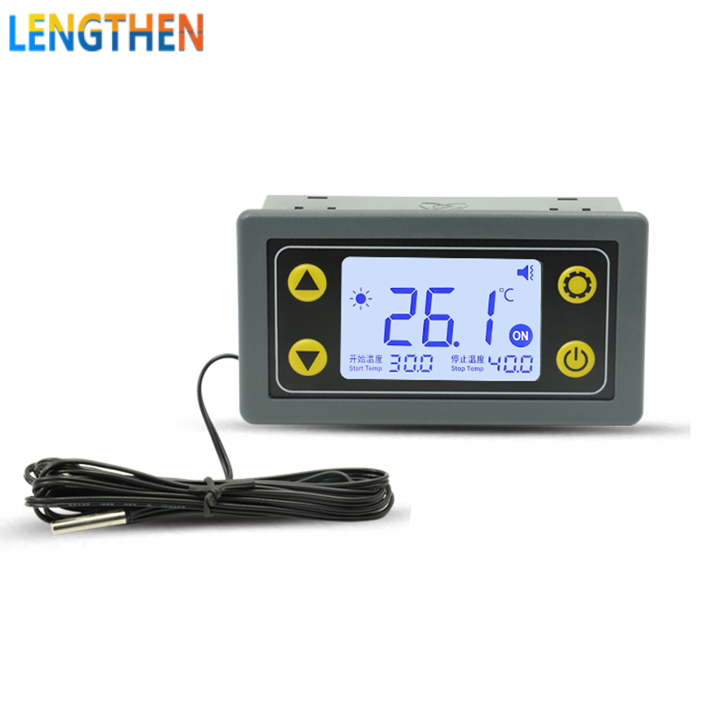 FocusAi  Digital Temperature Controller Thermostat Heating and Cooling for Homebrewing Fermenter Incubator Greenhouse
