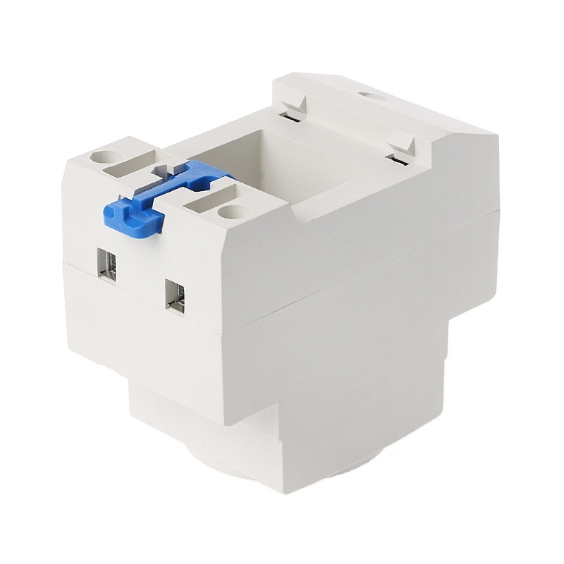 EU Type 35mm DIN Rail Mount AC Power Socket 16A 250V AC Connector