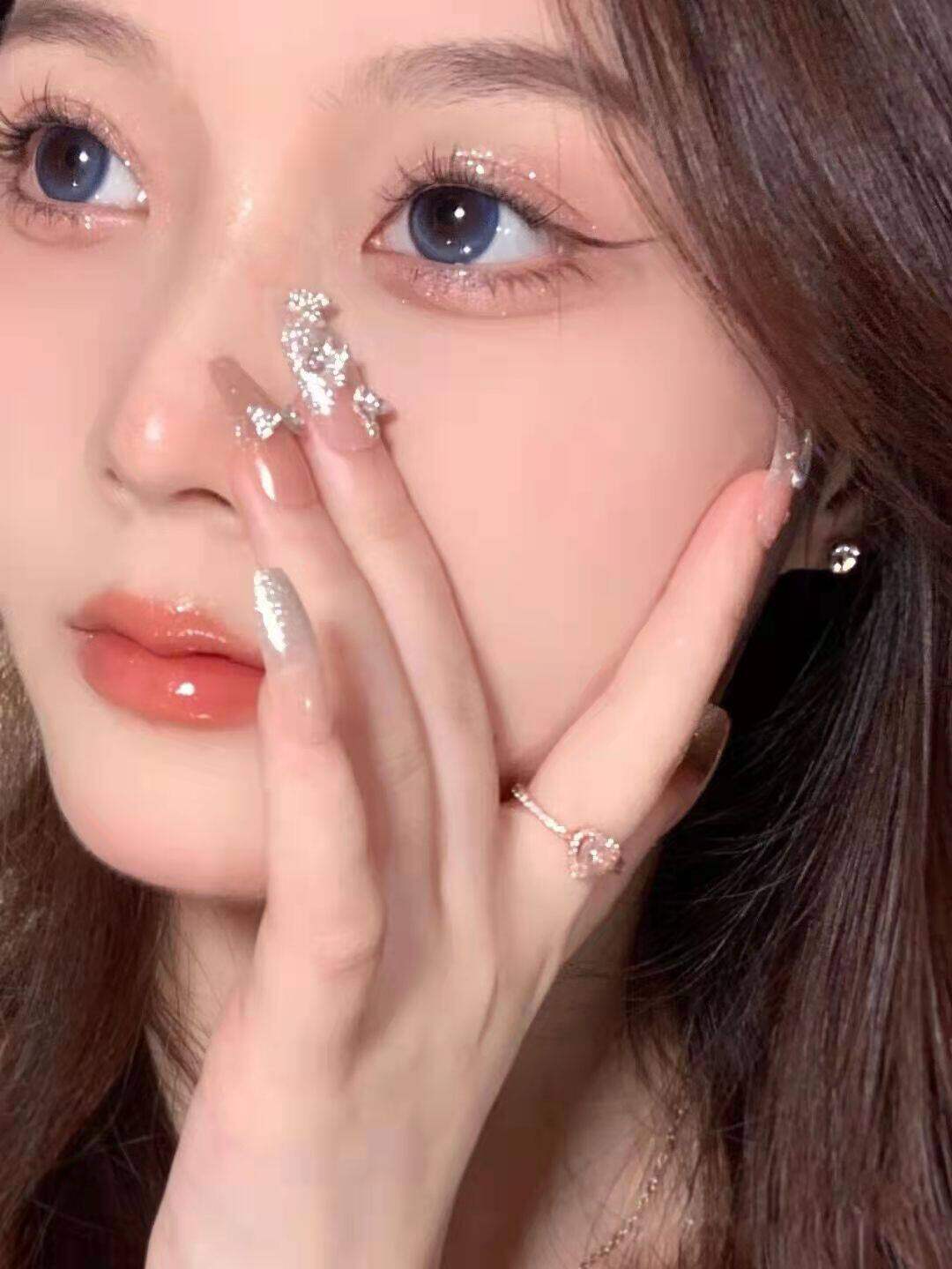 Diamond Glitter Eye Liner ดินสอ Eye Makeup Highlighter Waterproof Pearl