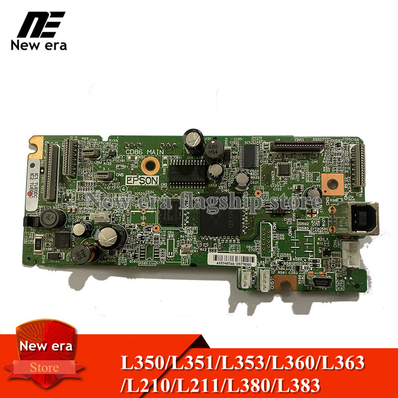 1Pc Formatter Board Main Board for Epson L350 L351 L353 L360 L363 L210 ...